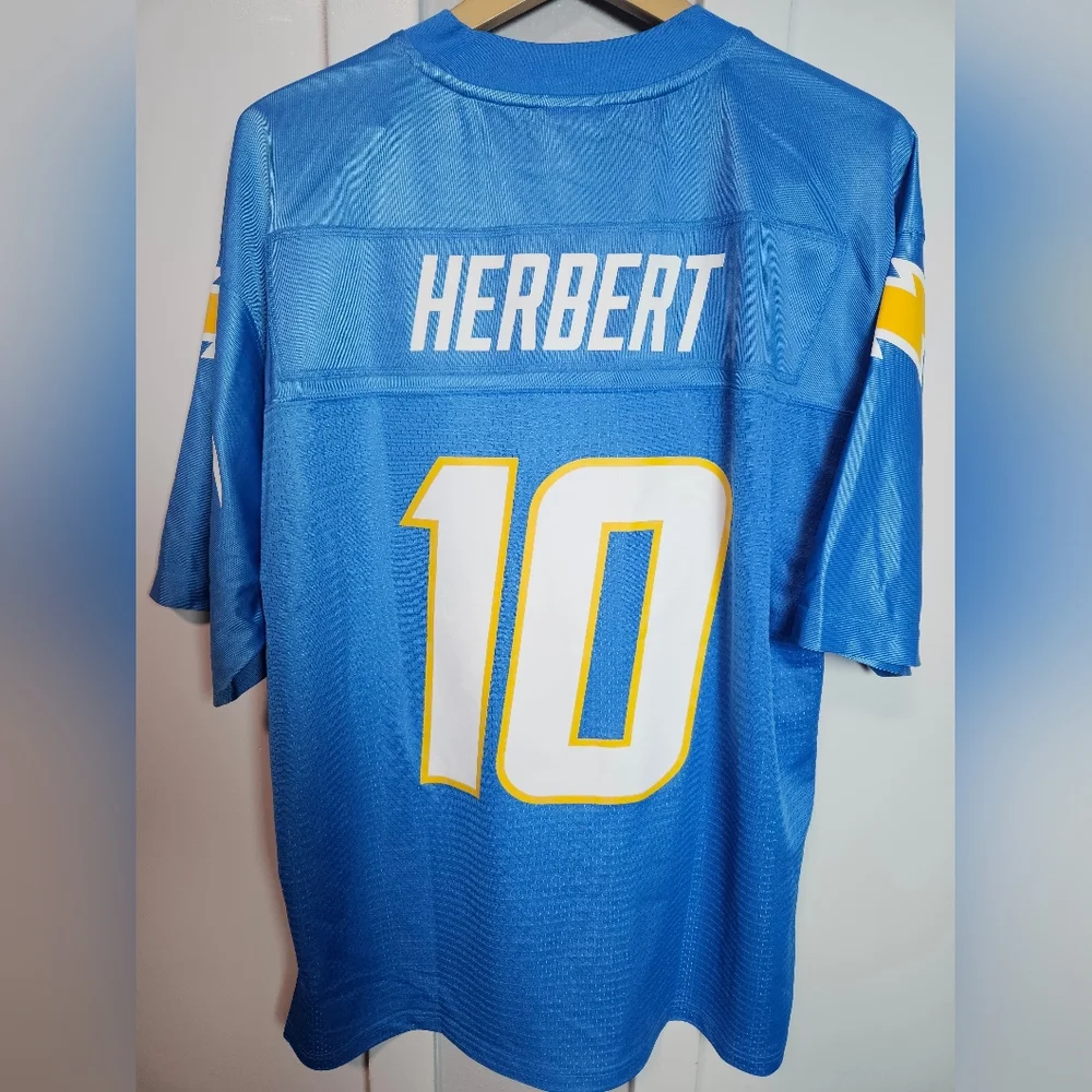 NFL Pro Line Justin Herbert Los Angeles Chargers Powder Blue Jersev L/G